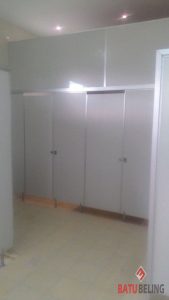 Cubicle Toilet PVC Board Intiland Darmo Harapan